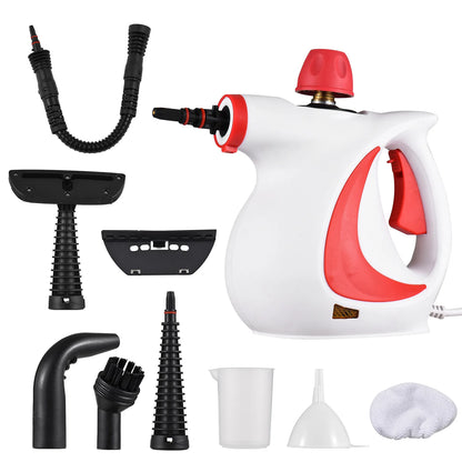 Pressurized Handheld Steam Cleaner for Home - Portable Multi-Purpose High Pressure Deep Multi-Surface Cleaning Steamer Machine