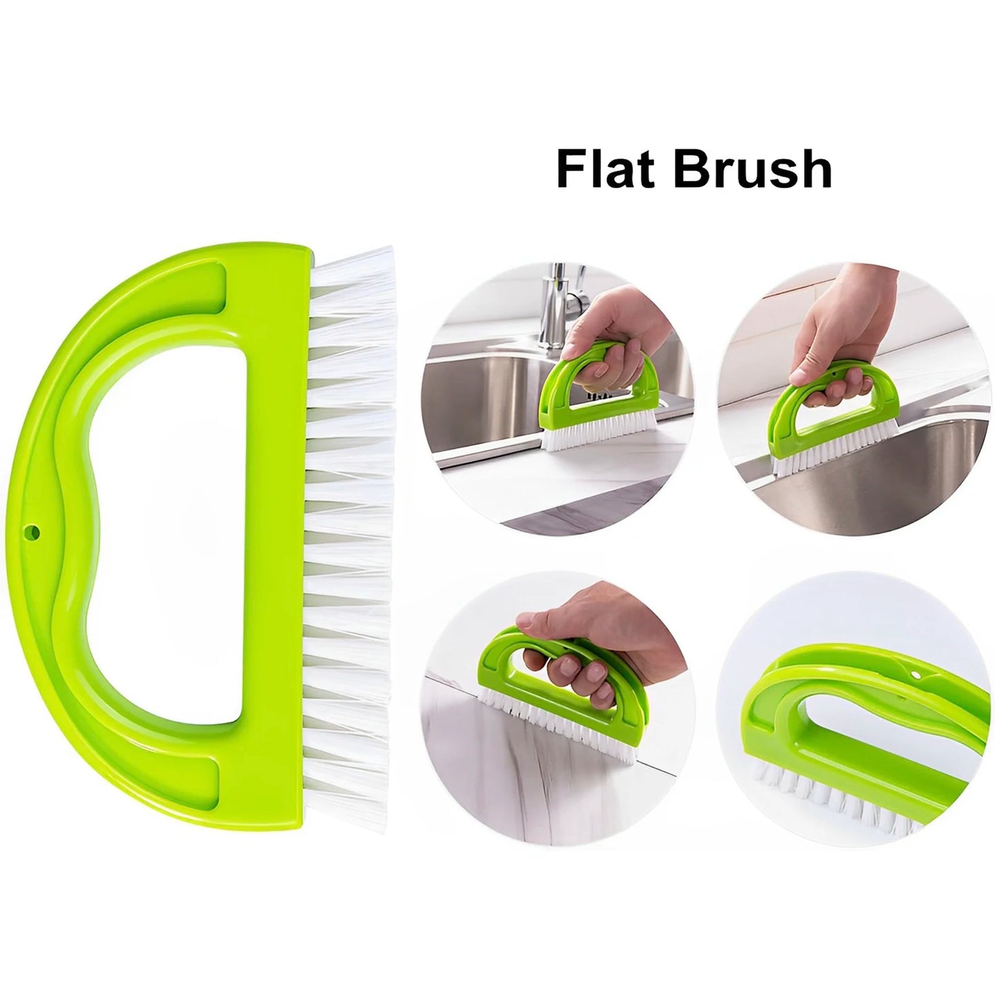 9 Pack Groove Cleaner Brush Set Multipurpose Hand-Held Cleaning Brush Deep Cleaning Reusable Tile Joint Scrub Brush